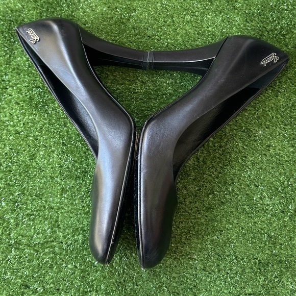 Gucci MaryJane Signature Silver Logo Women’s Black Heels - Picture 7 of 14